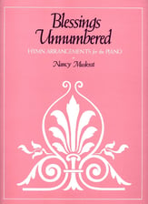 Blessings Unnumbered piano sheet music cover